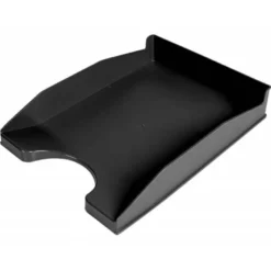 Bandeja sobremesa plastico q-connect color negro opaco 240x70x340 mm