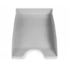 Bandeja sobremesa plastico q-connect color gris opaco 240x70x340 mm