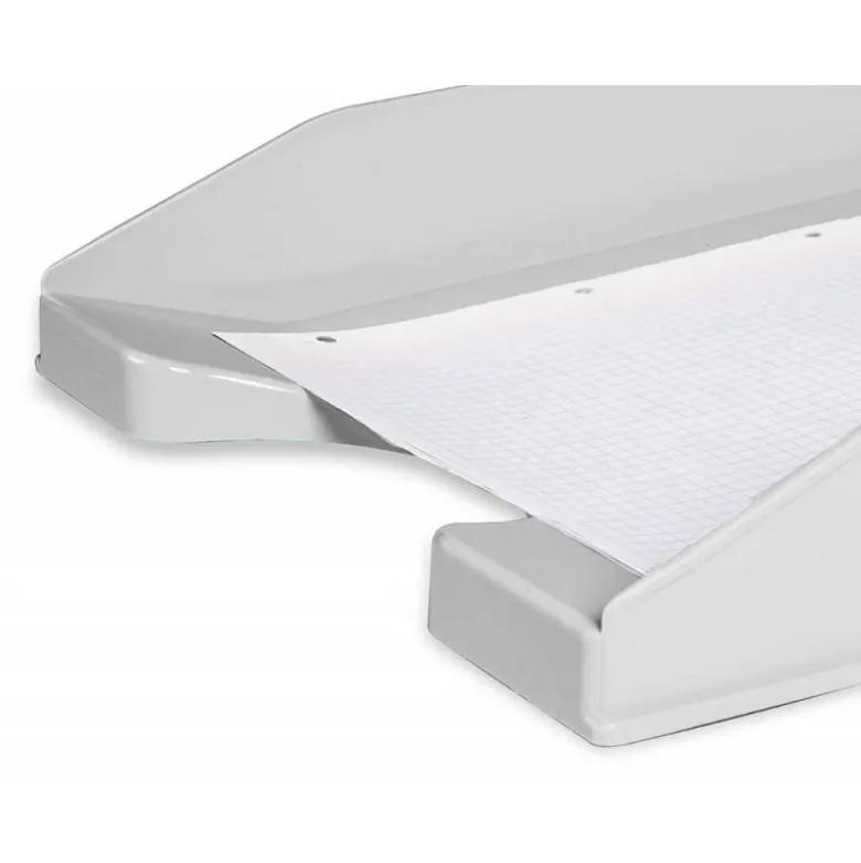 Bandeja sobremesa plastico q-connect color gris opaco 240x70x340 mm