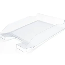 Bandeja sobremesa plastico q-connect transparente 240x70x340 mm