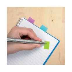 Banderitas Post-it ® separadoras Index verde, azul y violeta