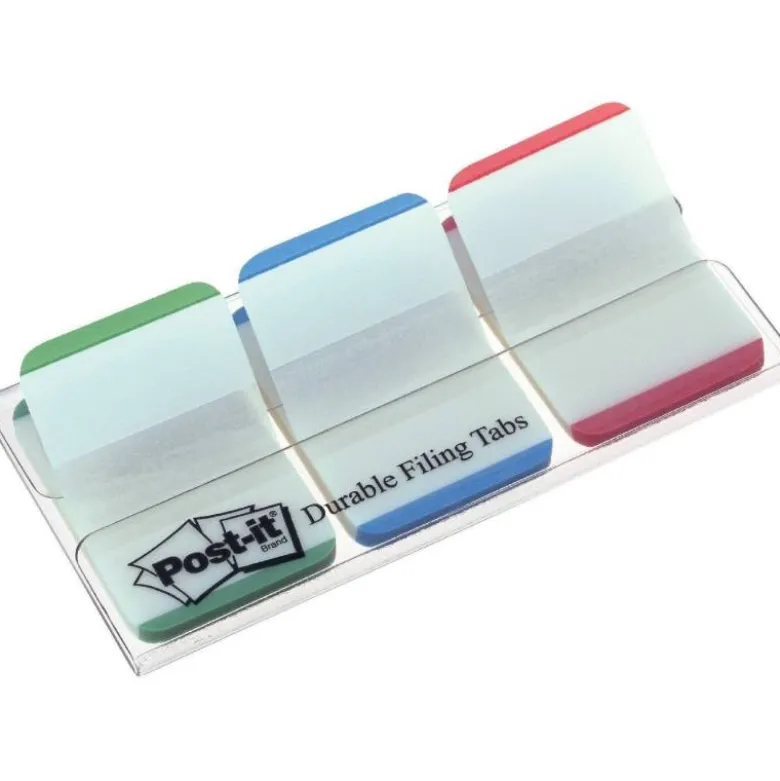 Banderitas Post-it ® separadoras Index verde, rojo y azul