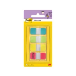 Banderitas Post-it ® separadoras Index rígidas dispensador 4 colores 15,8 x 38 mm