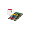 Banderitas separadoras flechas. Dispensador 96 banderitas de 4 colores clasicos