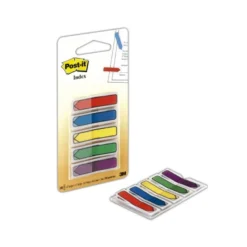 Banderitas separadoras flechas. Dispensador 100 banderitas de colores brillantes