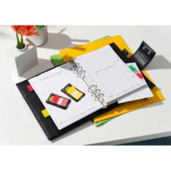BANDERITAS SEPARADORAS POST-IT 680 DISPENSADOR 50 HOJAS 4 COLORES SURTIDOS + 2 DISPENSADORES 684 FLECHA 2
