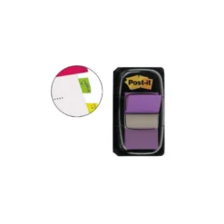 Banderitas separadoras 680-8 violeta. Dispensador de 50 unidades.