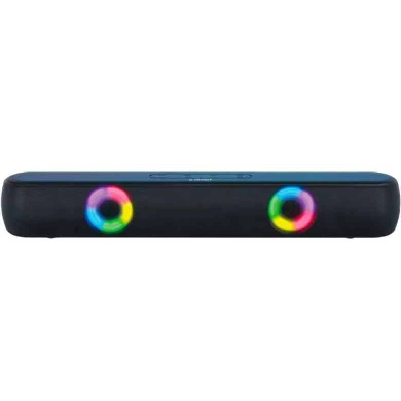 BARRA DE SONIDO Q-CONNECT BLUETOOTH CON ILUMINACION LED Y CONTROL DE VOLUMEN COLOR NEGRO