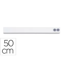 BARRA MAGNETICA MAUL STANDARD LONGITUD 50 CM COLOR BLANCO CON DOS IMANES INCLUIDOS