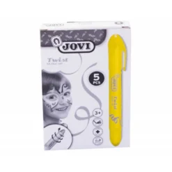 Barra maquillaje amarillo marca Jovi Twist Make-UP. Caja de 5 unidades