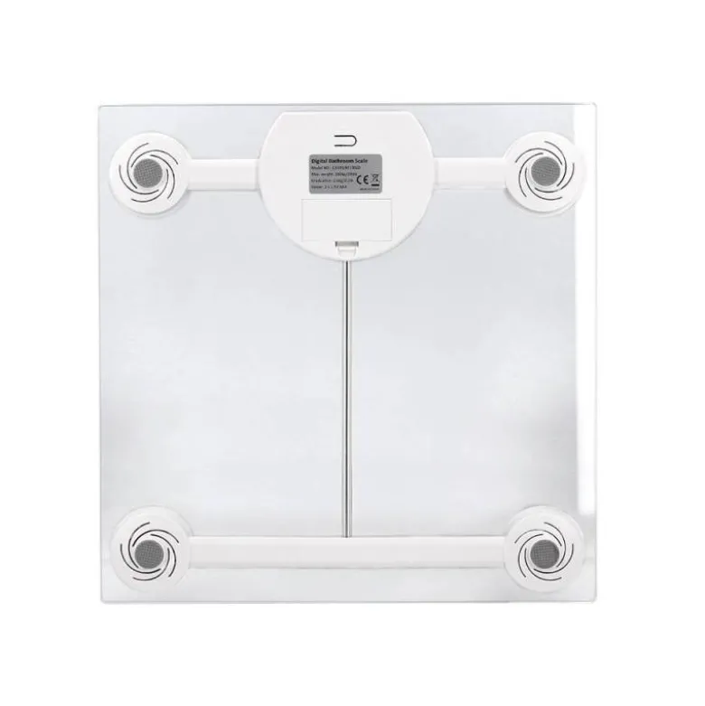 BASCULA BAÑO Q-CONNECT DIGITAL CON PANTALLA LCD PRECISION 100 GR CAPACIDAD DE 5 KG A 180 KG 300X300X22MM