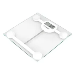 BASCULA BAÑO Q-CONNECT DIGITAL CON PANTALLA LCD PRECISION 100 GR CAPACIDAD DE 5 KG A 180 KG 300X300X22MM