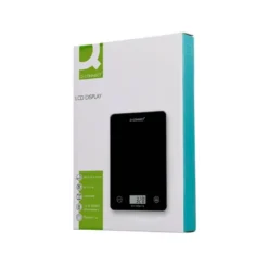 BASCULA PRECISION Q-CONNECT DIGITAL CON PANTALLA LCD PRECISION 1 GR CAPACIDAD DE 5 GR A 5 KG 200X135X16MM