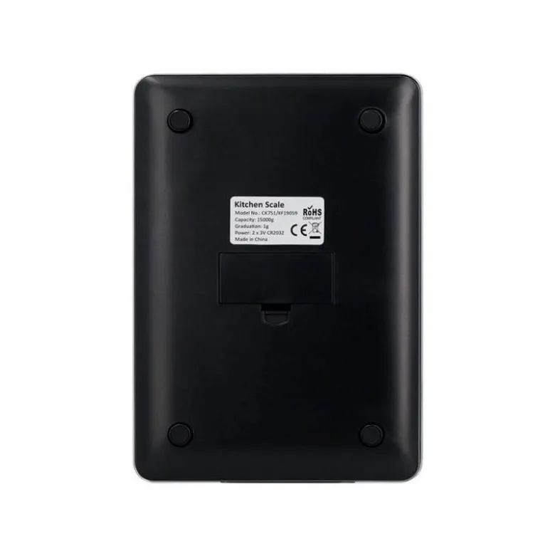 BASCULA PRECISION Q-CONNECT DIGITAL CON PANTALLA LCD PRECISION 1 GR CAPACIDAD DE 5 GR A 15 KG 240X170X17,5MM