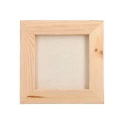 BASTIDOR LIDERCOLOR LIENZO GRAPADO LATERAL ALGODON 100% 12X12 CM