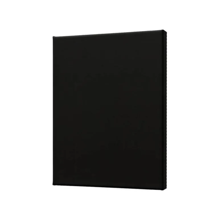 BASTIDOR NEGRO LIDERPAPEL 6F LIENZO GRAPADO PARTE TRASERA ALGODON 100% 33X41 CM GRAMAJE 320G/M2 CERTIFICADO FSC