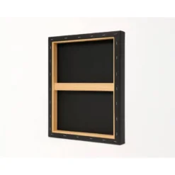 BASTIDOR NEGRO LIDERPAPEL 4P LIENZO GRAPADO PARTE TRASERA ALGODON 100% 22X33 CM GRAMAJE 320G/M2 CERTIFICADO FSC
