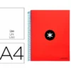 Bloc Antartik A4 Liso tapa Forrada 120 hojas 100g/m2 Rojo 5 bandas color