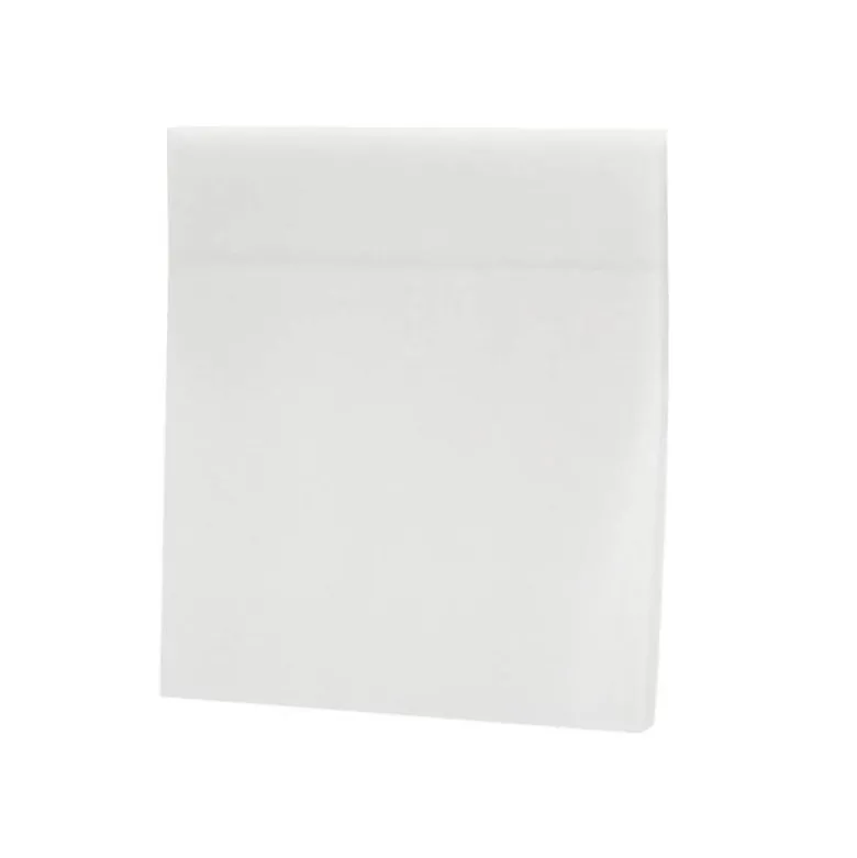 BLOC DE NOTAS ADHESIVAS QUITA Y PON Q-CONNECT 76X76 MM REMOVIBLE PLASTICO TRANSLUCIDO BLANCO CON 50