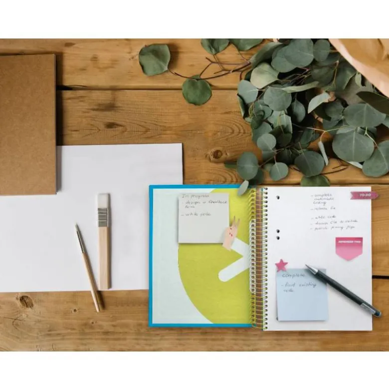 Bloc Espiral Liderpapel A5 serie Antartik azul 120 hojas