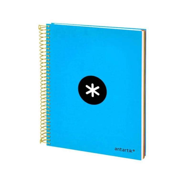 Bloc Espiral Liderpapel A5 serie Antartik azul 120 hojas