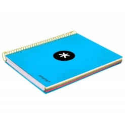 Bloc Espiral Liderpapel A5 serie Antartik azul 120 hojas