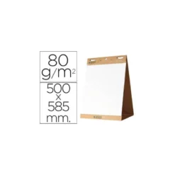Bloc congresos autoadhesivo Bi-Office 500 x 585 mm