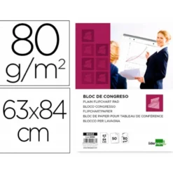 Bloc de congresos Liderpapel 63 x 84 cm 50 hojas