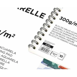 Bloc de dibujo acuarela Liderpapel folio 10 hojas 300 gr