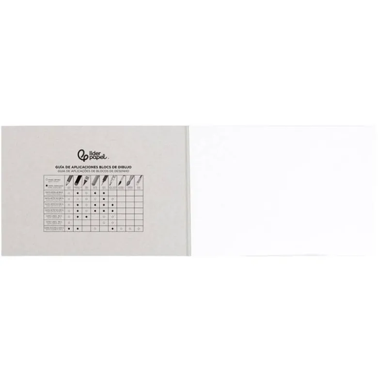 Bloc de dibujo artistico Liderpapel DIN A2 30 hojas 120 gr