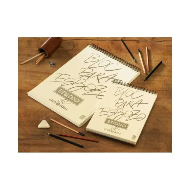 BLOC DE DIBUJO ESBOZO CANSON DIN A4 100 HOJAS 90 GR MICROPERFORADO GRANO FINO
