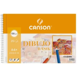Bloc de dibujo espiral Microperforado Canson Din A4 20 hojas 130 gr