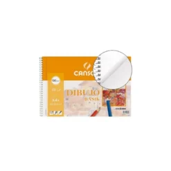 Bloc de dibujo espiral Microperforado Canson Din A4 20 hojas 130 gr