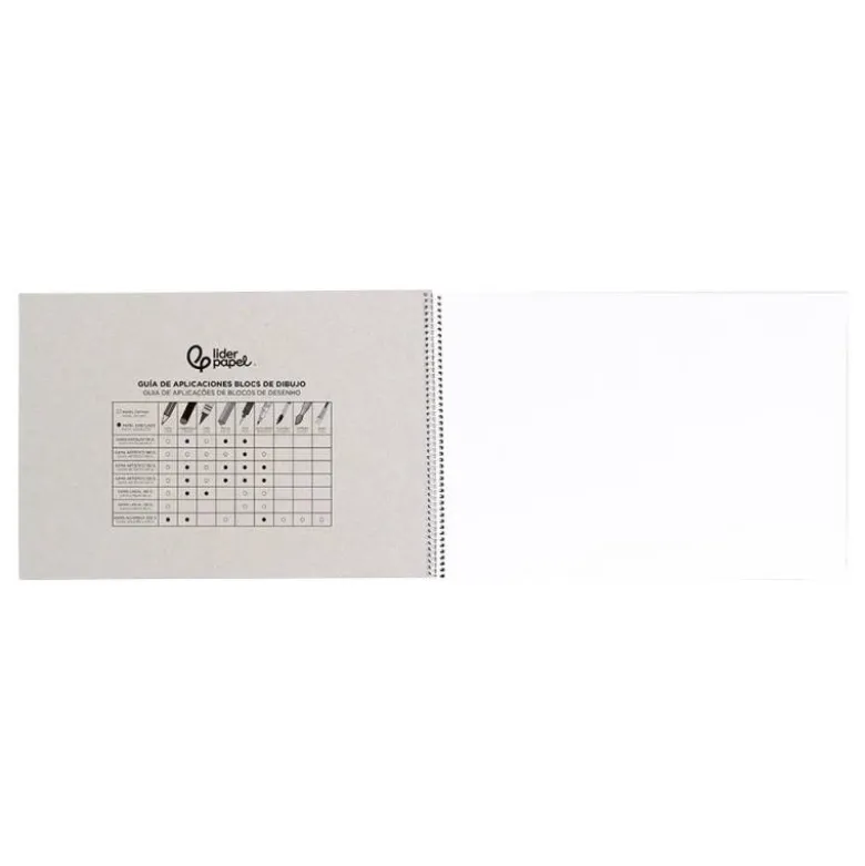 Bloc de dibujo Liderpapel Cuarto 20 hojas 90 gr