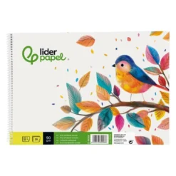 Bloc de dibujo Liderpapel Cuarto 20 hojas 90 gr