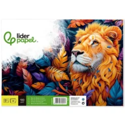 Bloc de dibujo Liderpapel encolado Folio 20 hojas 180 gr sin recuadro