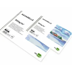 Bloc de dibujo Liderpapel espiral acuarela Din A3 10 hojas 300 gr