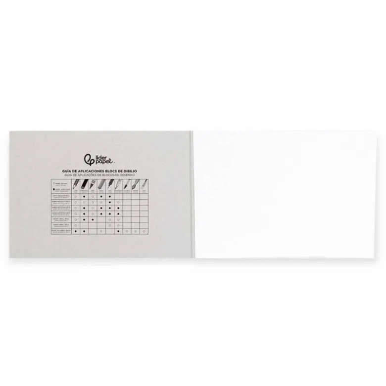 Bloc de dibujo Liderpapel folio 20 hojas 130 gr