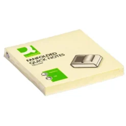 Bloc de notas adhesivas Q-Connect zig zag