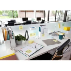 BLOC DE NOTAS ADHESIVAS QUITA Y PON POST-IT 76X127 MM 100 HOJAS AMARILLO CANARIO RETRACTILADO INDIVIDUALMENTE