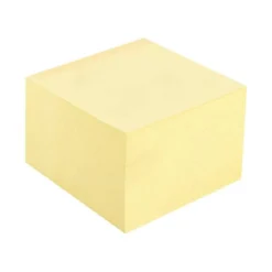 Bloc de notas adhesivas quita y pon q-connect 76x76 mm color amarillo con 400 hojas