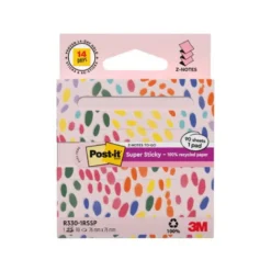 BLOC DE NOTAS ADHESIVAS QUITA Y PON POST IT Z-NOTAS SUPER STICKY 100% PEFC 76X76 MM DISPENSADOR 90 HOJAS ROSA