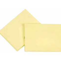 Bloc de notas adhesivas quita y pon q-connect 76x102 mm con 100 hojas color amarillo