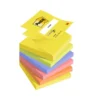 Bloc de notas adhesivas Z-Notes Post-it ®. Colores surtidos
