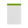 Bloc de notas Din A7 encolado marca Liderpapel liso