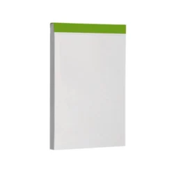 Bloc de notas Din A7 encolado marca Liderpapel liso