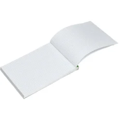Bloc de notas Din A5 encolado marca Liderpapel cuadricula 4 mm 80 hojas