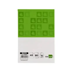 Bloc de notas Din A5 encolado marca Liderpapel cuadricula 4 mm 80 hojas