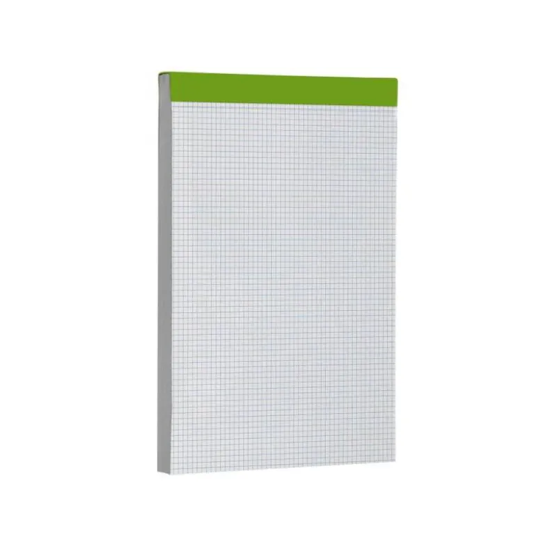Bloc de notas Din A4 encolado marca Liderpapel cuadricula 4 mm 80 hojas