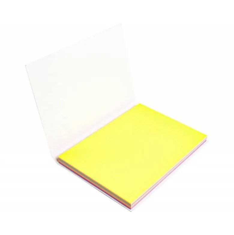 Bloc de notas magneticas quita y pon Q-Connect 70x100 mm 5 colores fluorescentes
